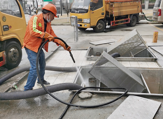 渭滨隔油池清理